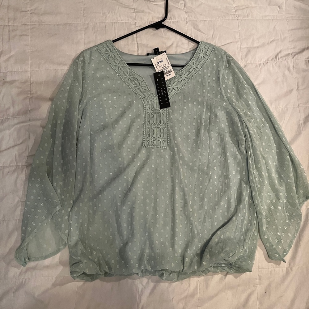 Light green blouse